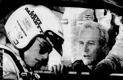Paul Newman at Daytona International Speedway on January 4 (1987)