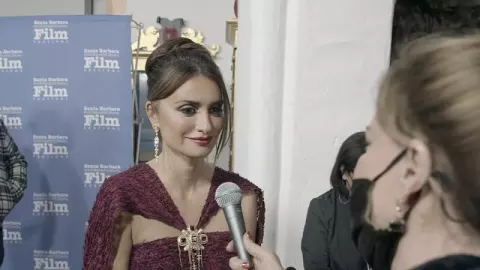 Penélope Cruz at the 2022 Santa Barbara International Film Festival in Santa Barbara, California