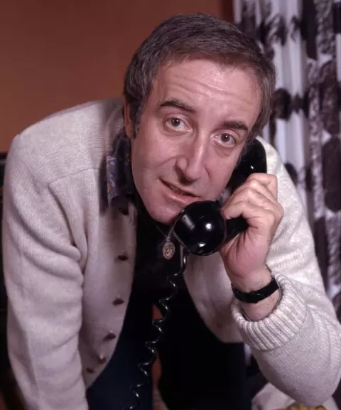 Peter Sellers at home in London