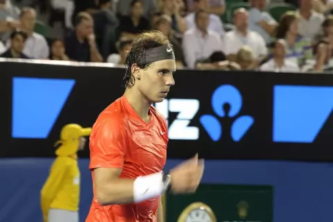 Rafael Nadal at the 2011 Australian Open