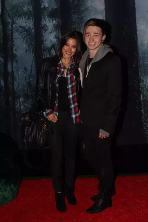 Rhiannon Fish at the OVO Opening night celebrity orange carpet arrivals, Sydney, Australia (2012)