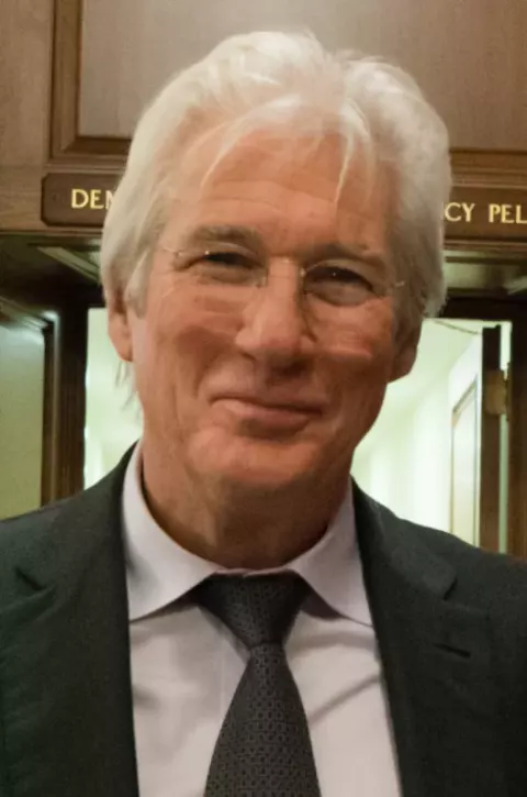 Richard Gere at a United States House of Representatives member party on December 6 (2017)