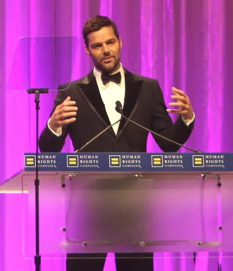 Ricky Martin at an award show (2010)