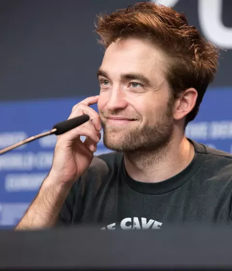 Robert Pattinson at the press conference of Damsel, Berlinale 2018