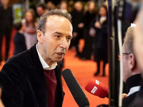 Roberto Benigni at the Berlin Film Festival 2020