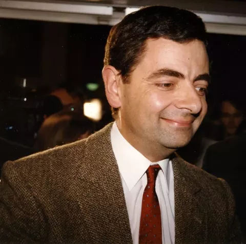 Rowan Atkinson at the UCI Cinema in Hürth, Germany (1997)