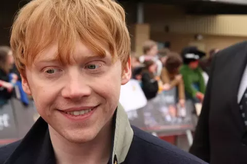Rupert Grint at the Harry Potter Studio Tour, Red Carpet Event on March 31 (2012)