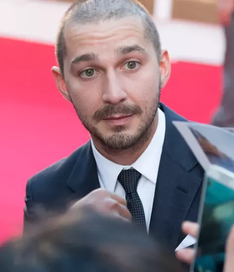 Shia LaBeouf at the TIFF premiere of Man Down (2015)