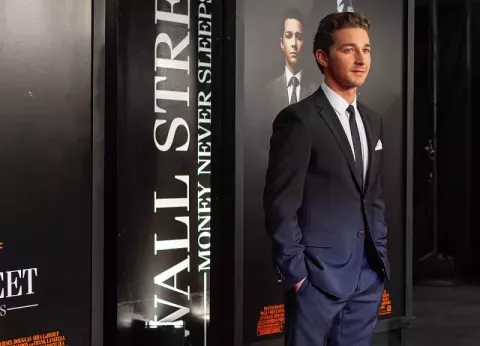 Shia LaBeouf at the Ziegfeld Theatre in New York City on September 20 (2010)
