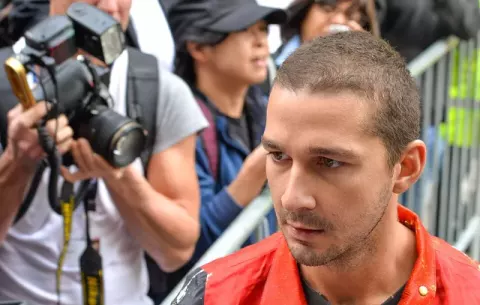 Shia LaBeouf at at Wimbledon in 1980 (2017)