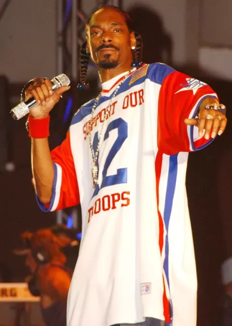 Snoop Dogg at both events (2005)