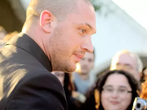 Tom Hardy at the London premiere of Tinker Tailor Soldier Spy (2011)