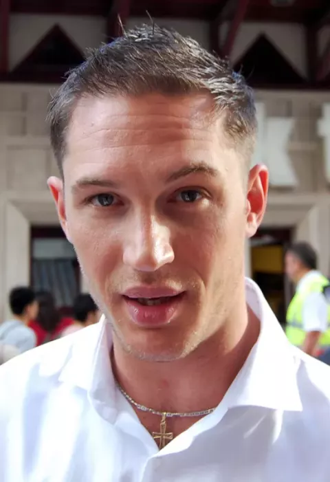 Tom Hardy at the premiere of Inception in London in July 2010
