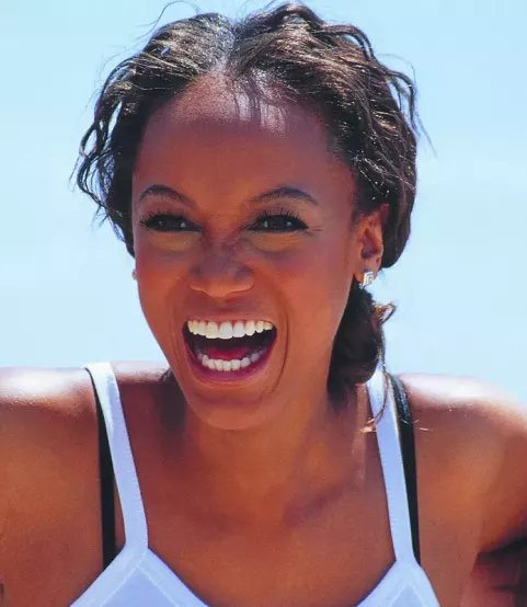 Tyra Banks at the 2000 Cannes Film Festival
