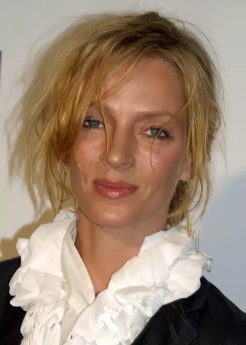 Uma Thurman at the premiere of the Woody Allen film Whatever Works at the 2009 Tribeca Film Festival