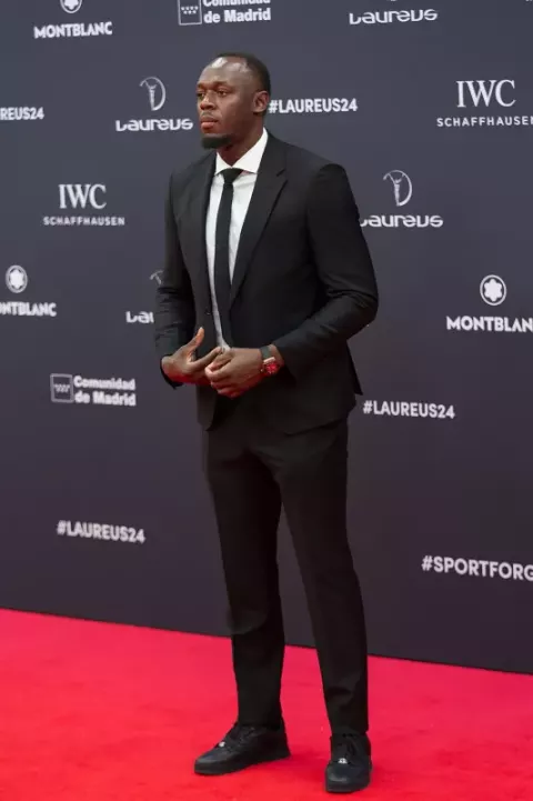 Usain Bolt at the 25th Laureus World Sports Awards in Madrid (2024)