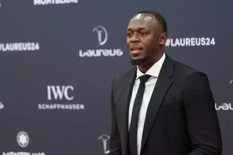 Usain Bolt at the 25th Laureus World Sports Awards in Madrid (2024)
