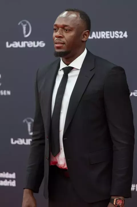 Usain Bolt at the 25th Laureus World Sports Awards in Madrid (2024)