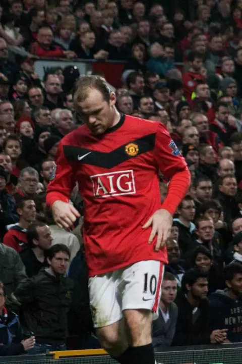 Wayne Rooney at Old Trafford, Manchester (2009)