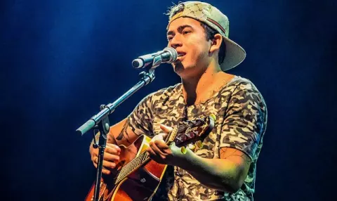 Whindersson Nunes at the Tom Brasil in 2016