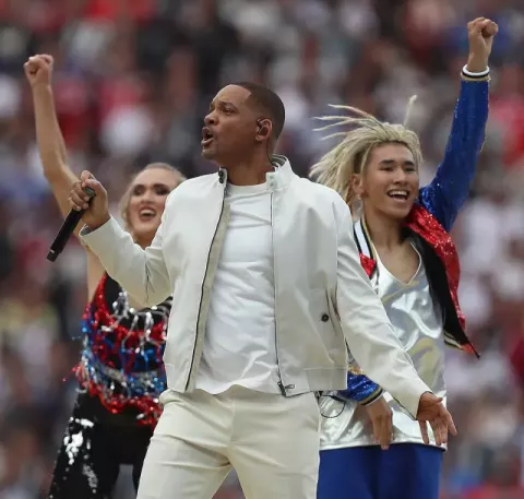 Will Smith at the close of the 2018 Soccer World Cup