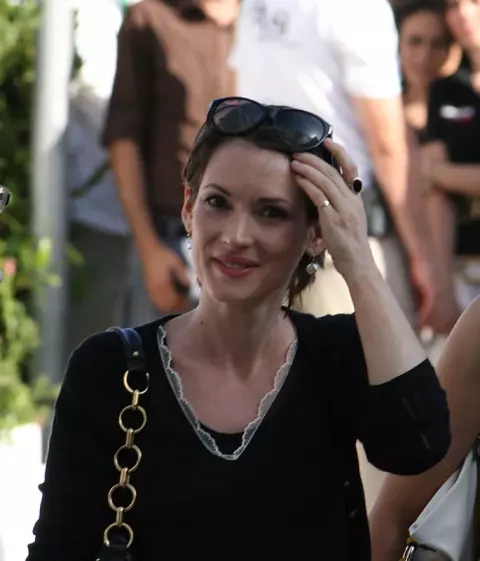 Winona Ryder at the Giffoni Film Festival 2009