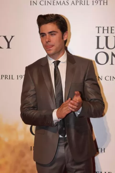 Zac Efron at Bondi Junction, Sydney, Australia at approx 5 (2012)
