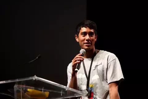 Zach King at VidCon 2012 at the Anaheim Convention Center in Anaheim, California